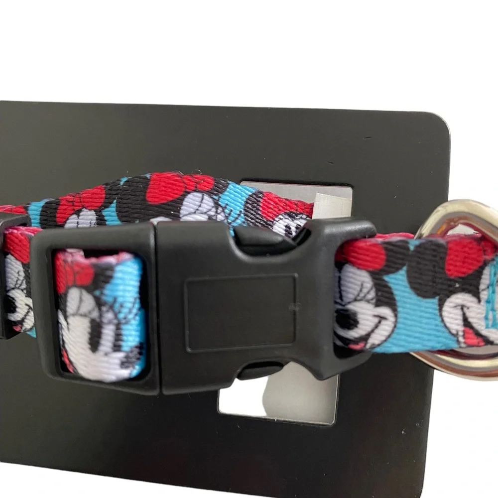 DISNEY Small Minnie Mouse Dog Collar and Pet Bandana